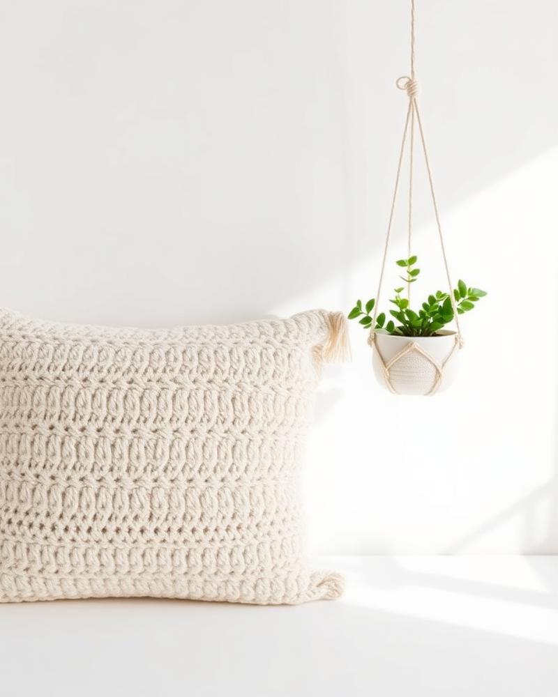 Chunky Knit Cushion
